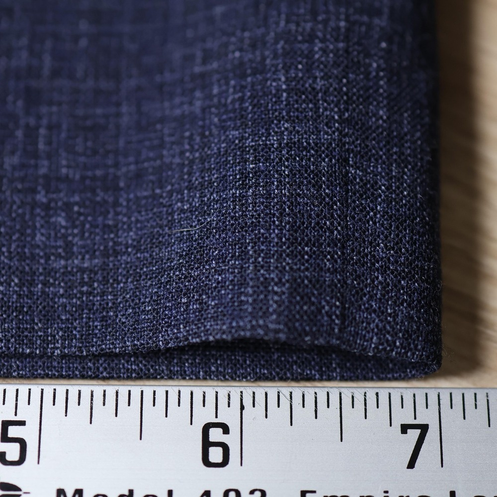 Zanella Curtis Pants Mens 32x30 Blue Dress Slim Straight Tweed Wool Blend Italy - Picture 11 of 14